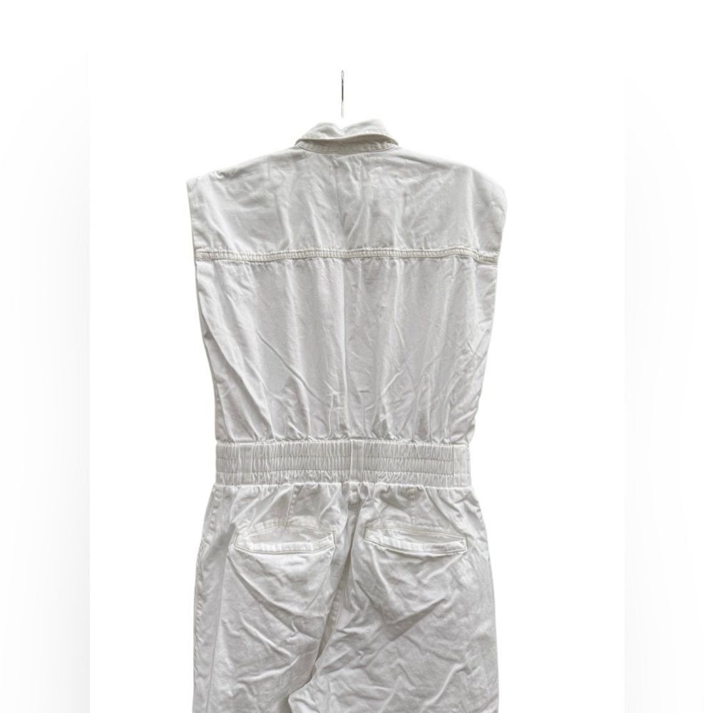 PISTOLA x Revolve Women's Rosie Cotton Jumpsuit in Porcelain White Size Medium - Picture 9 of 12
